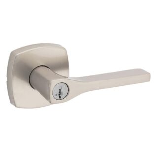 Weiser GLA535PGL15VP Prague Keyed Entry Lever - Satin Nickel