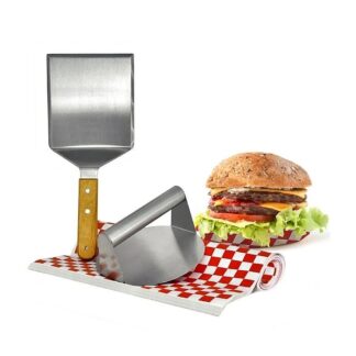 Danesco 6640001SS BBQ Devil Smash Burger Set