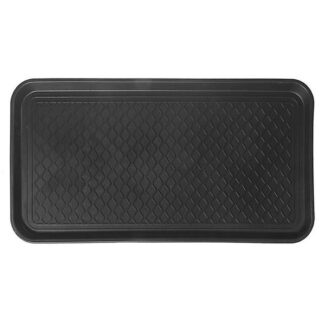 Ih Casa Decor BF-3004 30" x 15" Trellis Boot Tray - Black