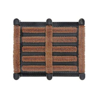 Ih Casa Decor J-071-AA 12" x 14" Boot Scrubber Coir Mat