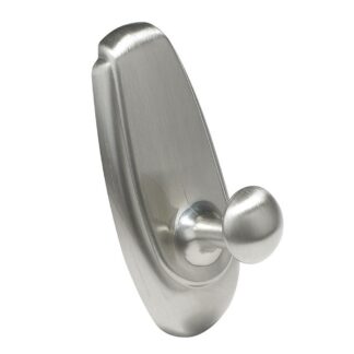 Command 17063BN-C Large Self-Adhesive Hooks - Brushed Nickel