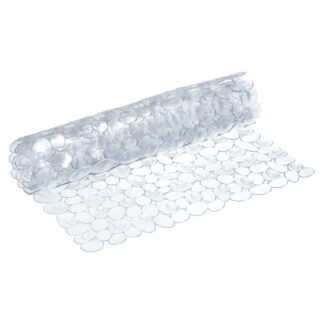 Moda at Home 454946 17.7" x 35.85" Pebble Tub Mat - Clear