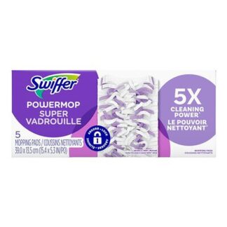 Swiffer 030772128794 Power Mop Refills, 5 Pack