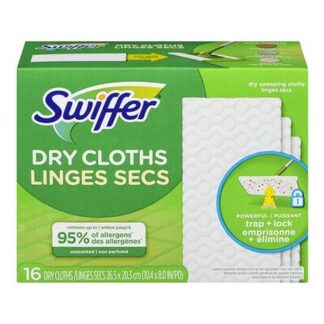 Swiffer 616166 Dry Sweeping Cloth Refills, 16 Pack