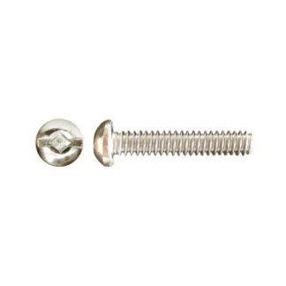Paulin 1741-197 #10-24 x 1-1/2" Zinc Plated Slotted/Square Drive Machine Screw