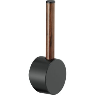 Odin HLB177-BLWD Bar Faucet Wood Lever Handle Kit - Matte Black & Wood