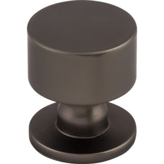 Top Knobs TK821AG 1-1/8" Serene Collection Lily Knob - Ash Grey