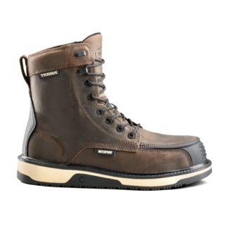 Terra 839FDB 8" Men's Ironstone Waterproof Composite Toe Safety Work Boot - Brown