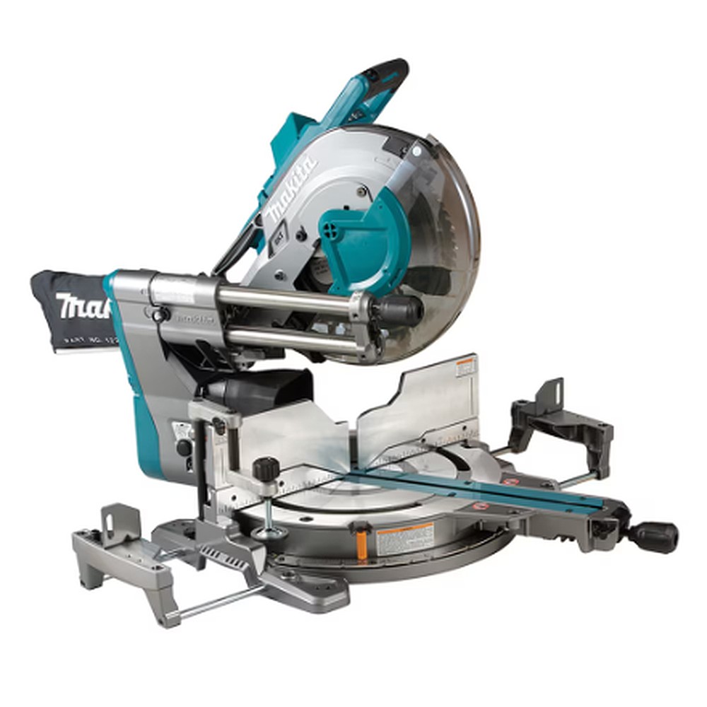 Makita LS003GM102 12" 40Vmax XGT Brushless Cordless Dual Compound Sliding Mitre Saw Kit with 4.0Ah Battery