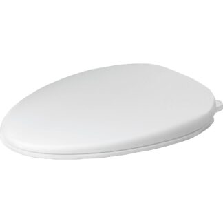 Duravit 0068490000 Duraplus Elongated Closed Front Toilet Seat with Soft Close - White