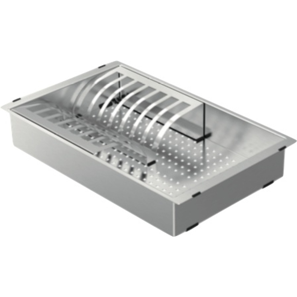 Zomodo ASC03 Colander / Dish Rack Combo - Brushed SS
