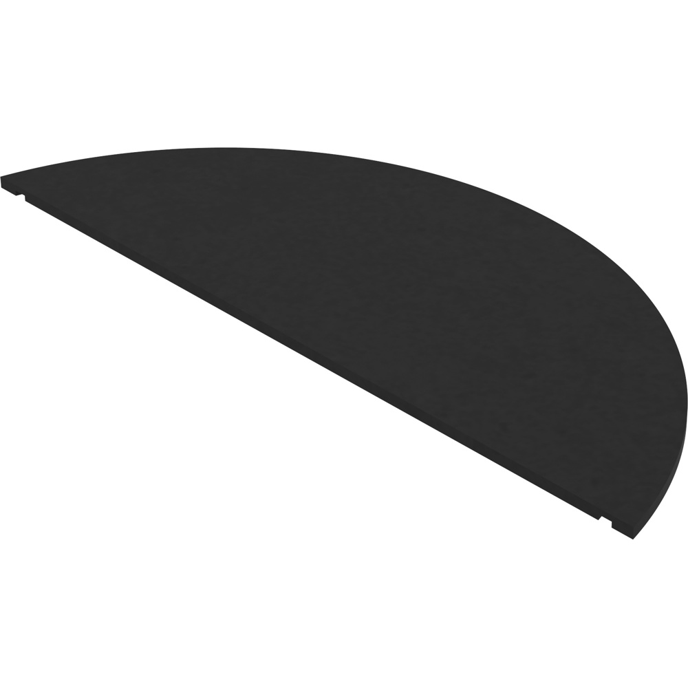 Zomodo CBF-VBC-RO Vanity Fibre Rock Vessel Sink Accessory Tray - Matte Black
