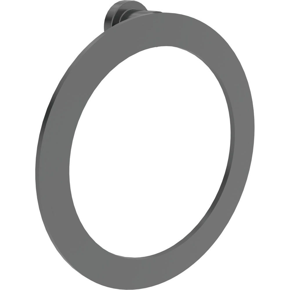 Zomodo CEC01-BK 8" Stainless Steel Hand Towel Ring - Black Pearl