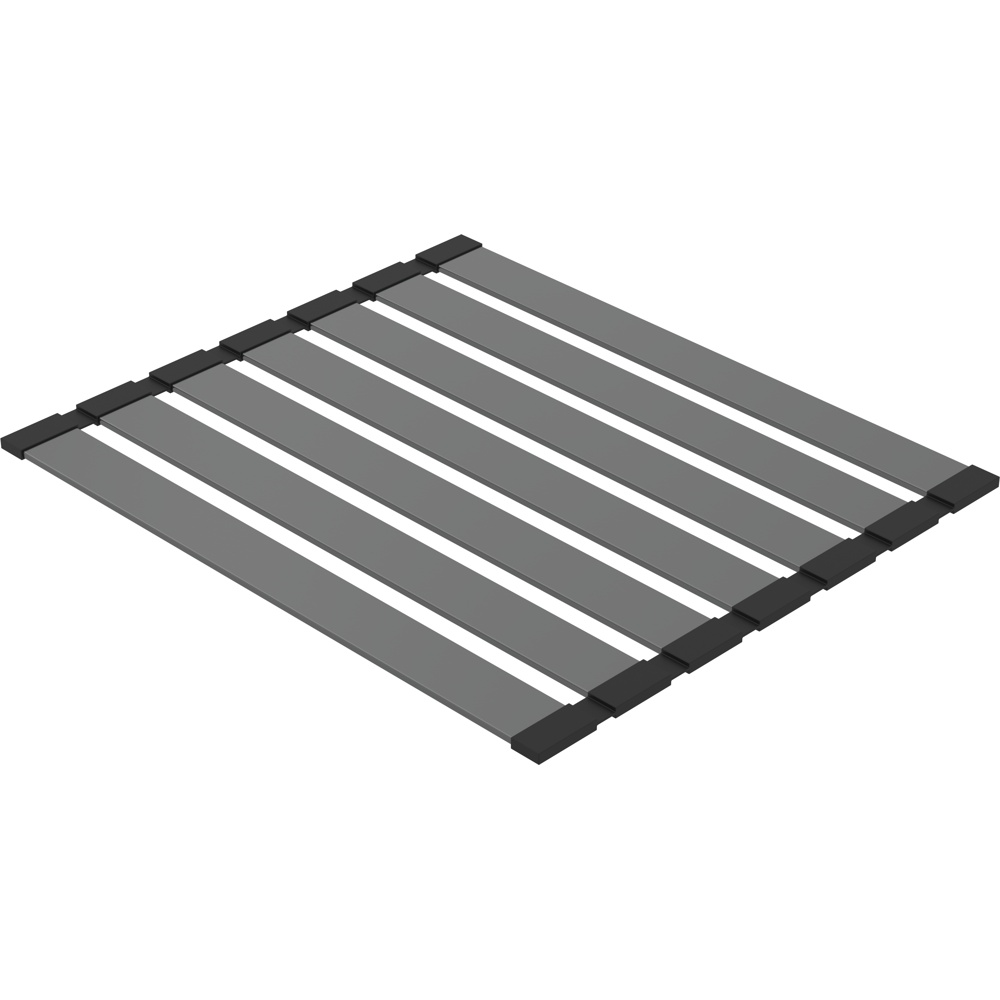 Zomodo CNC3844R-BK Stainless Steel Foldable Drying Mat - Black Pearl