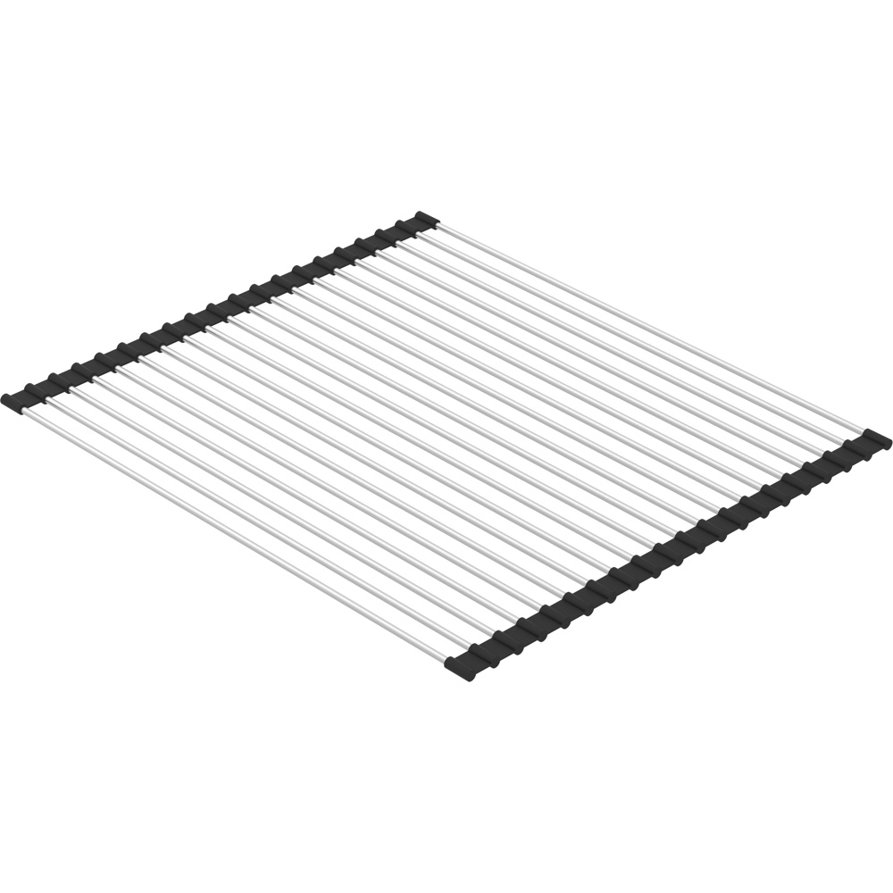 Zomodo CNC4046 Stainless Steel Concertina Roll-Out Drying Mat - Brushed SS