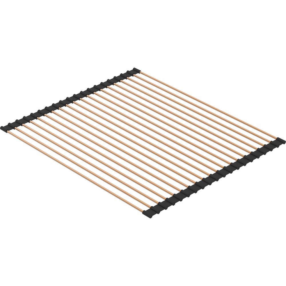 Zomodo CNC4046-RB Stainless Steel Concertina Roll-Out Drying Mat - Rio Bronze
