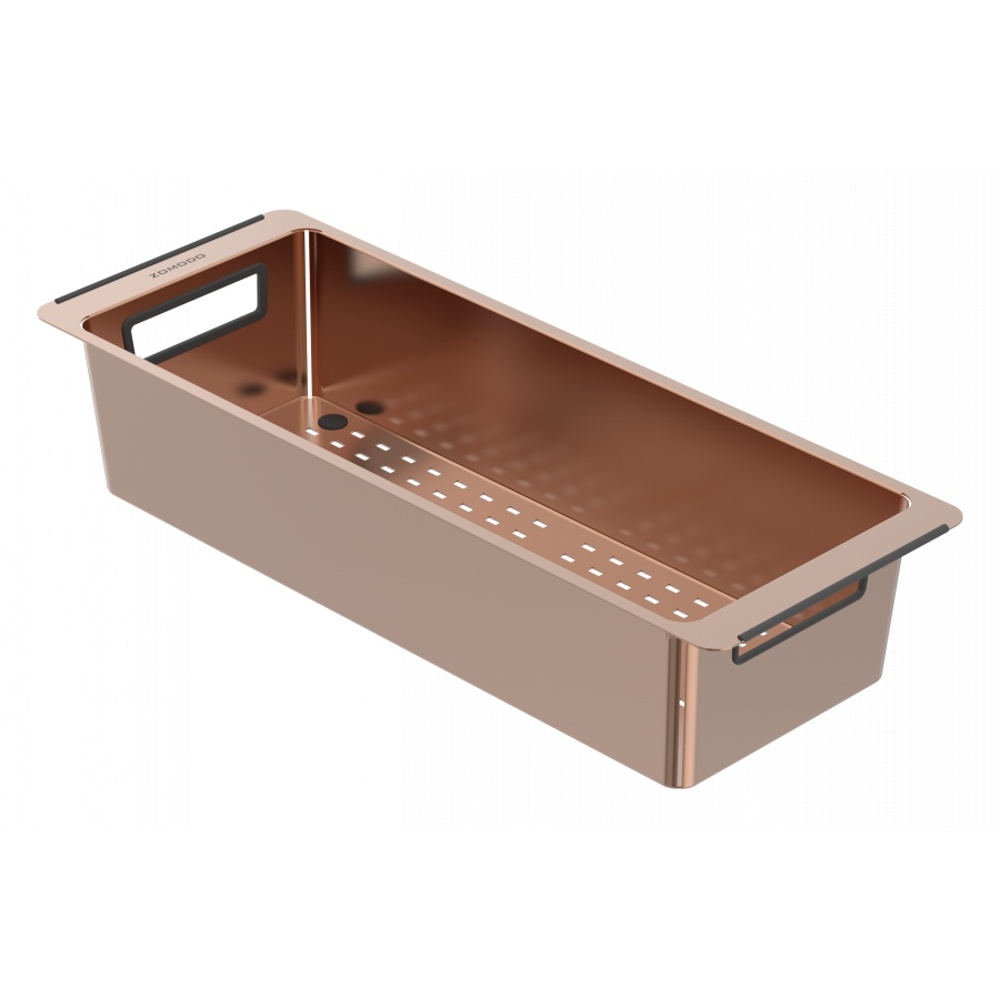 Zomodo COC-20-RB Steel Colander - Rio Bronze