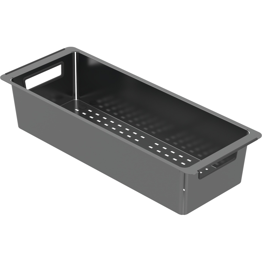 Zomodo COC-65-BK Integrato 2.0 Series Steel Colander - Black Pearl