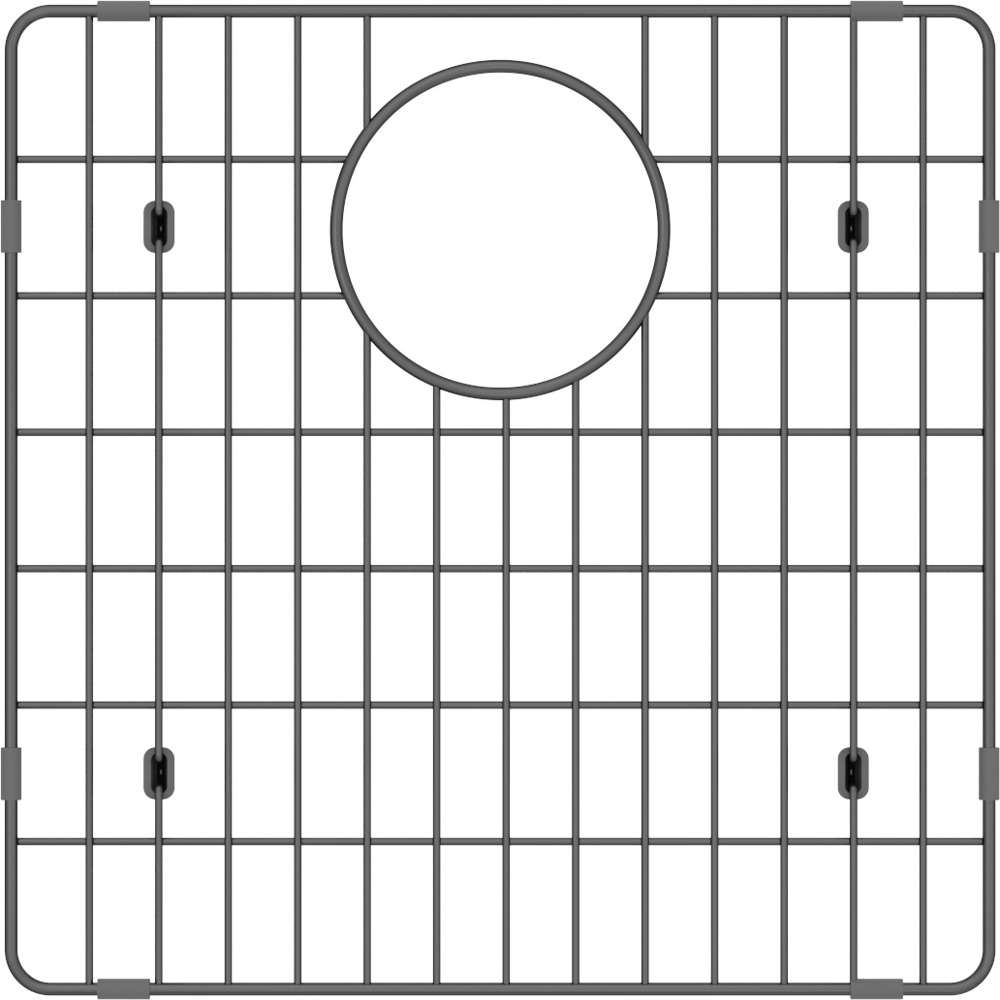 Zomodo DGC406-BK Steel Bottom Grid - Black Pearl