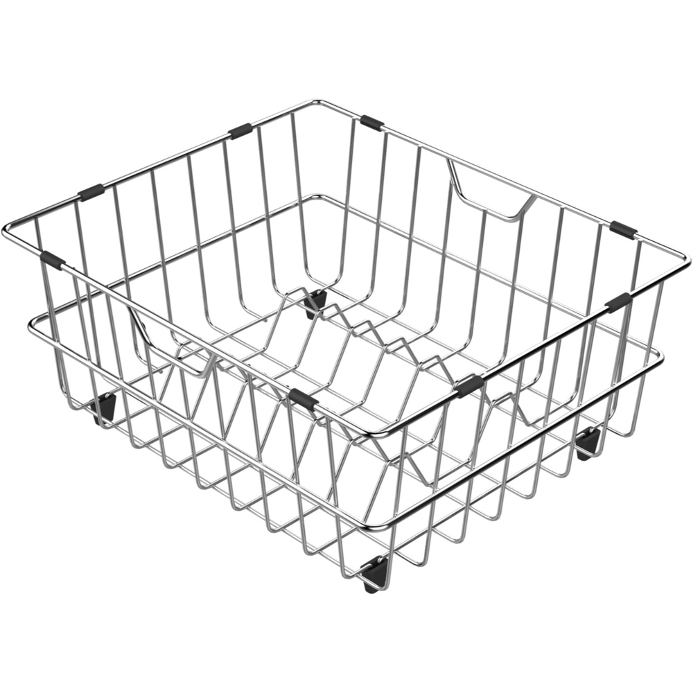 Zomodo DRC007 Small 279 Bar Bowl Steel Wire Dish Basket - Brushed Stainless Steel