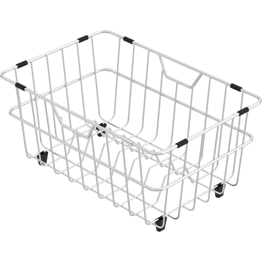 Zomodo DRC047 Steel Wire Dish Basket - Brushed Stainless Steel