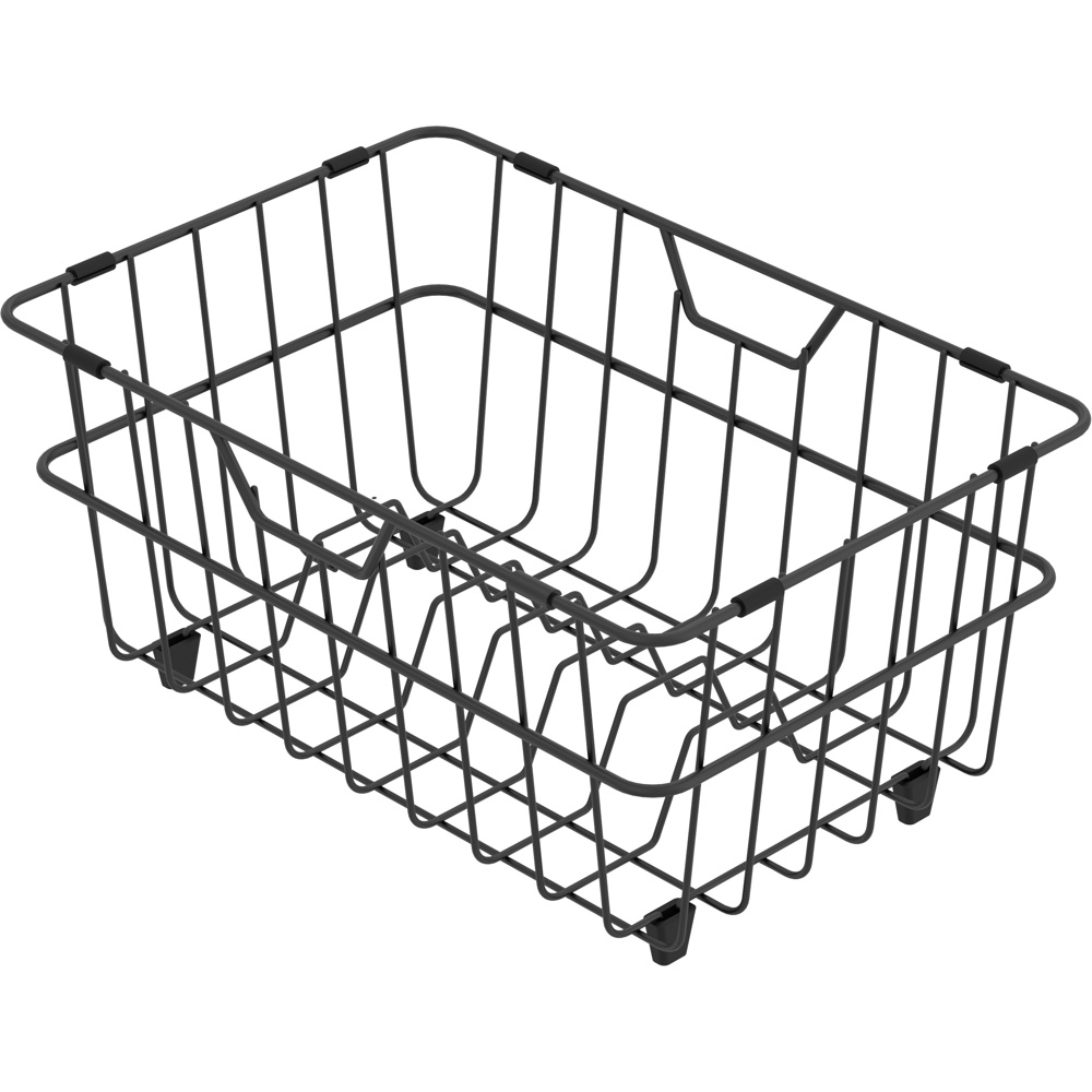 Zomodo DRC047-FB Steel Wire Dish Basket - Black