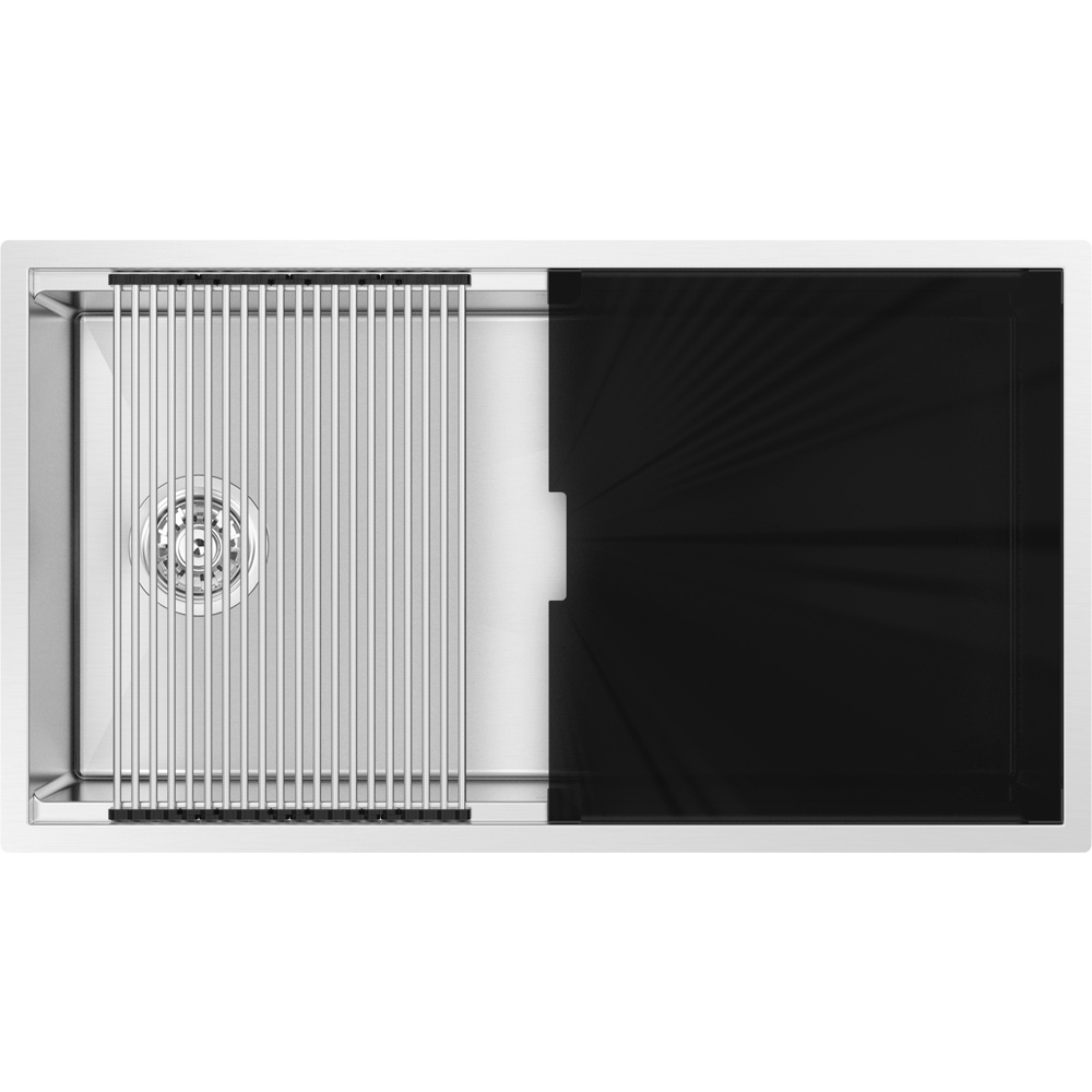 Zomodo INC762 Integrato 32" Super Single Sink & Accessories - Microbrush