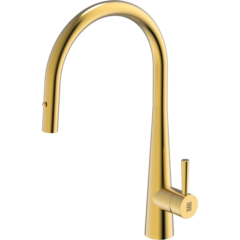 Zomodo KTC014-EGD Cignus Kitchen Faucet, Dual Function (Stream & Spray) Pull-Out - Eureka Gold