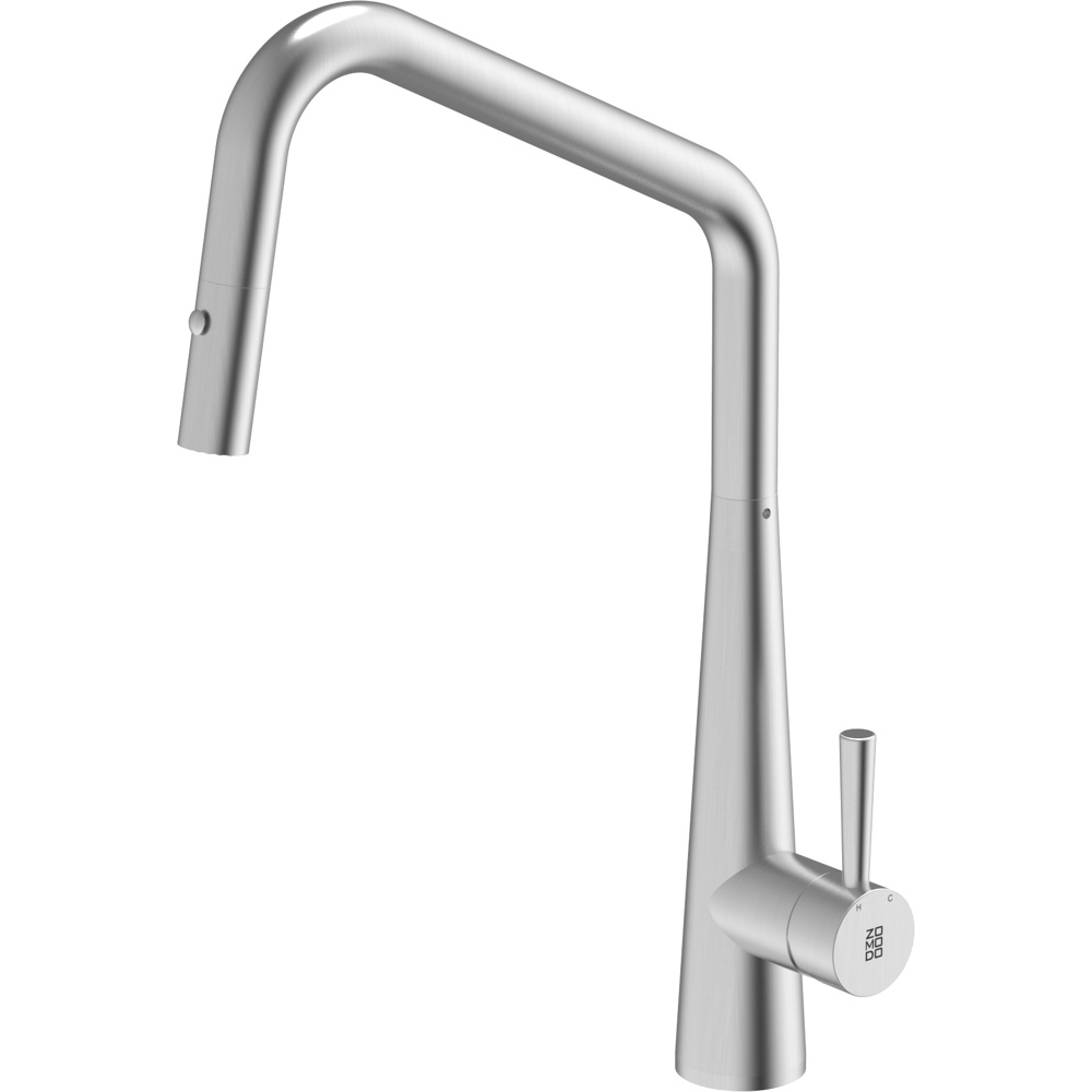 Zomodo KTC016-BRD Orizuro Kitchen Faucet, Dual Function (Stream & Spray) Pull-Out - Brushed SS