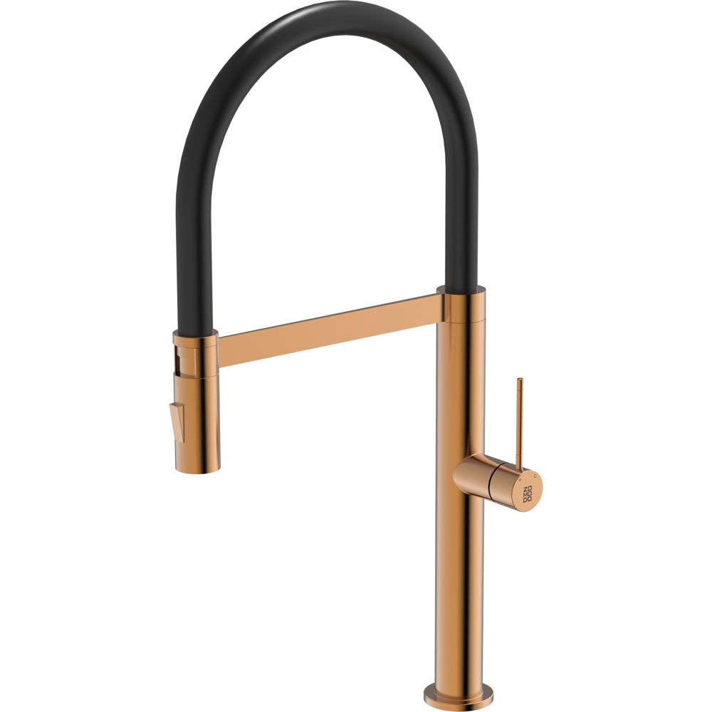 Zomodo KTC019-RBD Crystal Kitchen Faucet, Dual Function (Stream & Spray) - Rio Bronze