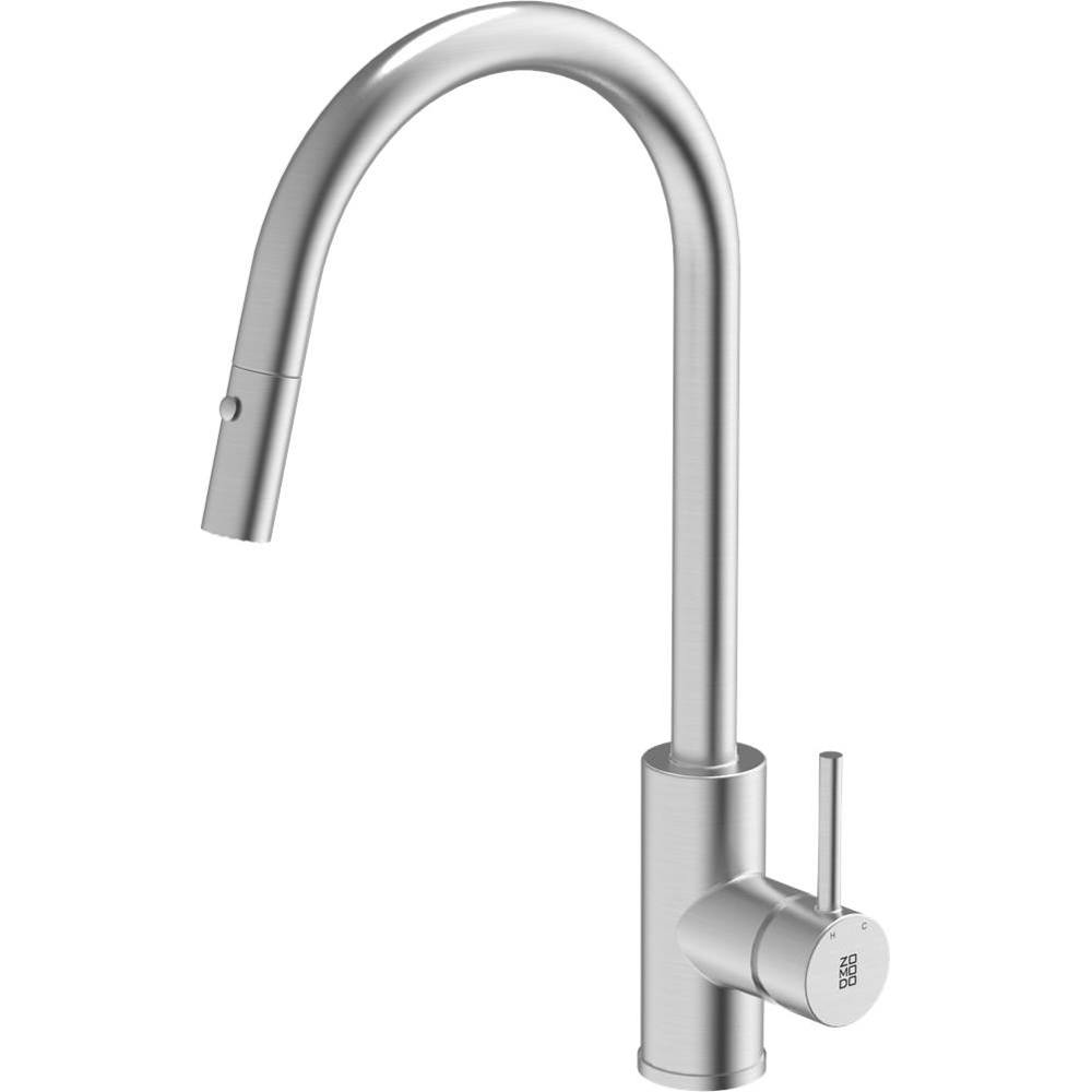 Zomodo KTC037-316-BR Alfresco Outdoor Dual Function Pull-Out Faucet - Brushed SS - SUS316