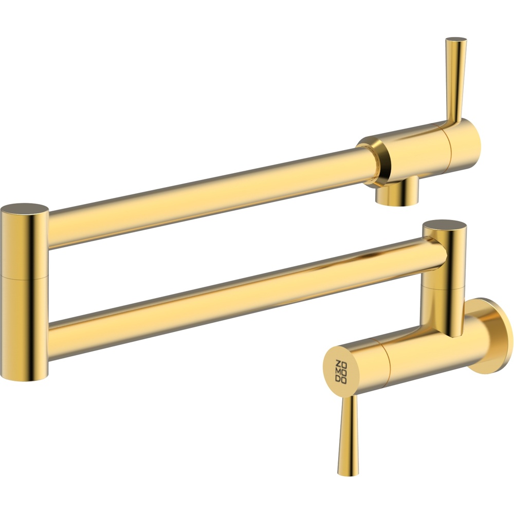 Zomodo KTC043-EG Pot Filler Pot Filler Faucet, SUS304, COLD Only - Eureka Gold