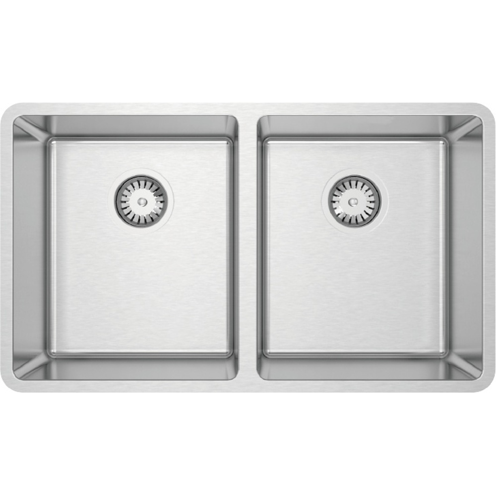 Zomodo LUC200U-5 Lucia 30" 50/50 Double Undermount Sink, 5 Pack - Satin