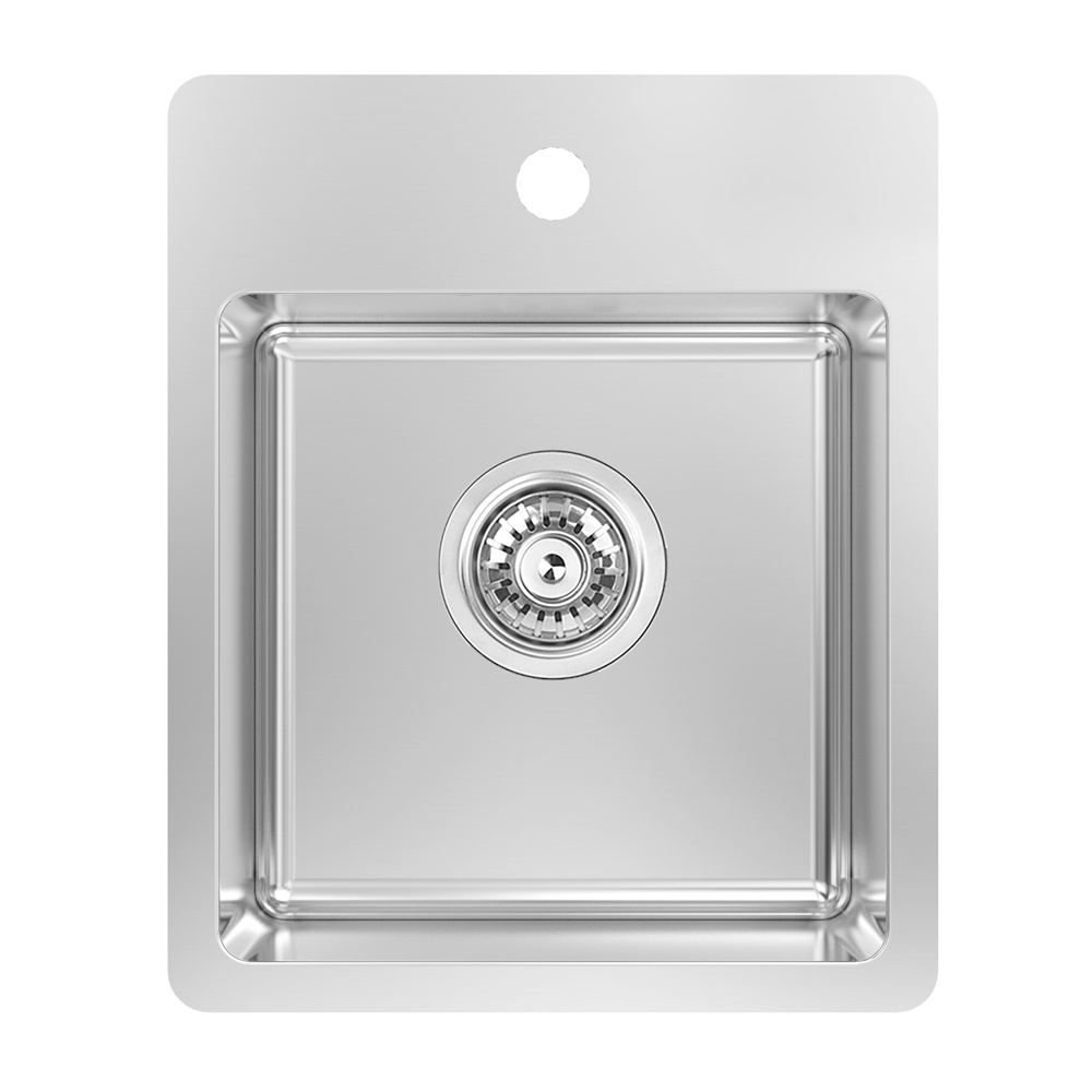 Zomodo LUC75T-5 Lucia 13" Bar Tap Ledge Topmount Sink, 5 Pack - Satin