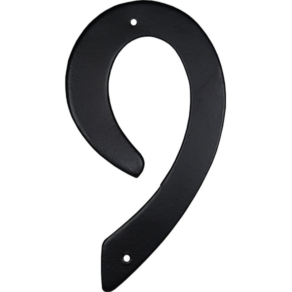 Klassen 1052977 3-1/2" Nail On House Number #9, Black