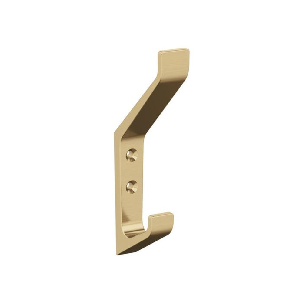 Amerock H37003CZ Emerge Collection Double Wall Hook - Champagne Bronze