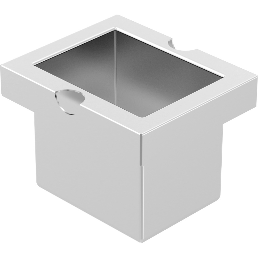 Zomodo PSC005-1-3 Single Module Prep Container - Brushed Stainless Steel