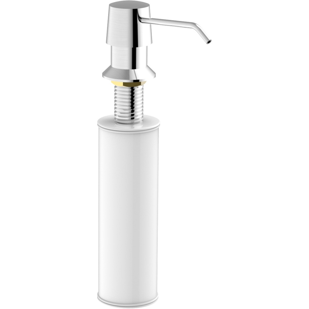 Zomodo SDC02P Soap Dispenser - Brushed Stainless Steel & Chrome
