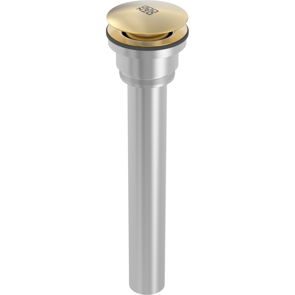 Zomodo WKPO-VBC-EG 8" Tailpiece Extension Vanity Fixed Open Drain - Eureka Gold