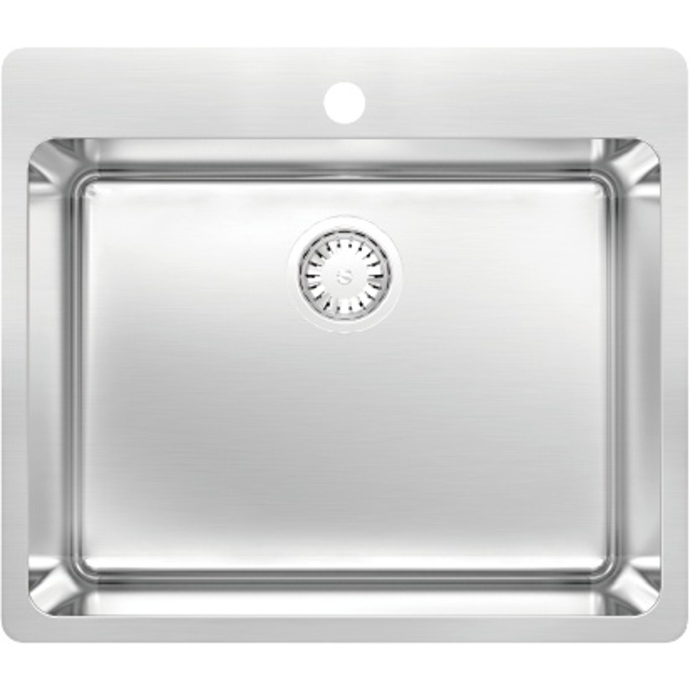 Zomodo ZLC130T Zeffiro 24" Laundry Tap Ledge Single Sink - Satin