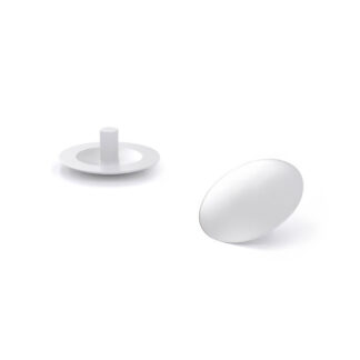 Onward MP750030 1/2" #2 Square Drive Plastic Cover Cap, 1000 Pack - White