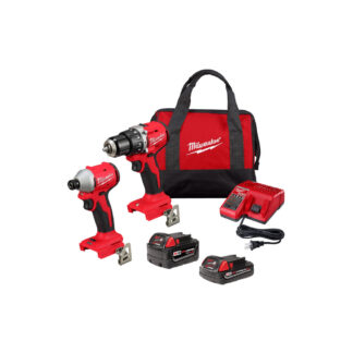 Milwaukee 3693-22CX M18™ Compact Brushless 2-Tool Combo Kit