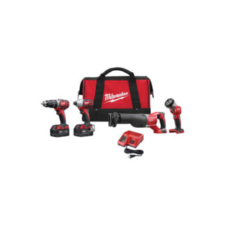 Milwaukee 2696-24 M18™ Cordless LITHIUM-ION 4-Tool Combo Kit