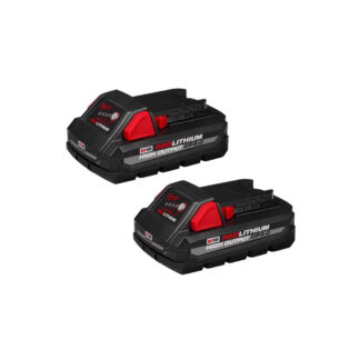 Milwaukee 48-11-1837 M18™ REDLITHIUM™ HIGH OUTPUT™ CP3.0 Battery, 2 Pack