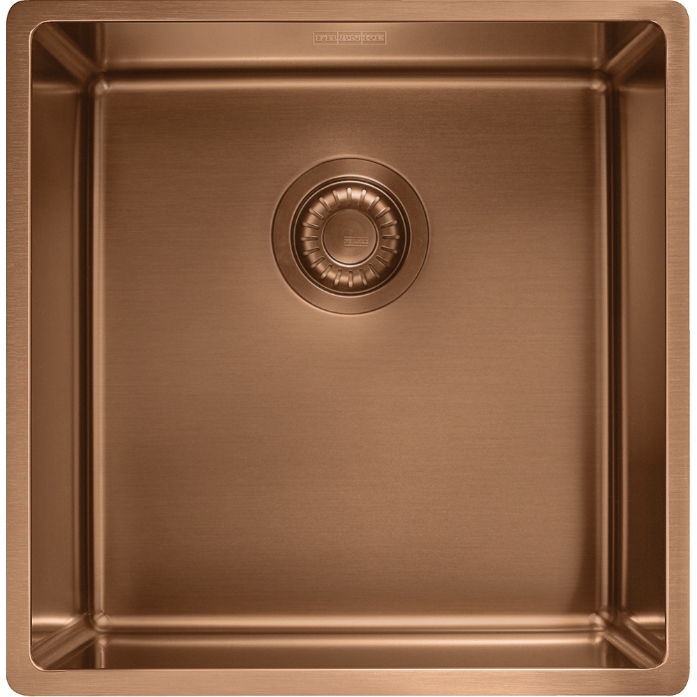 Franke MMX11015-CPR-WKC 15.75" x 16.13" Mythos Masterpiece Undermount Single Bowl Kitchen Sink - Copper