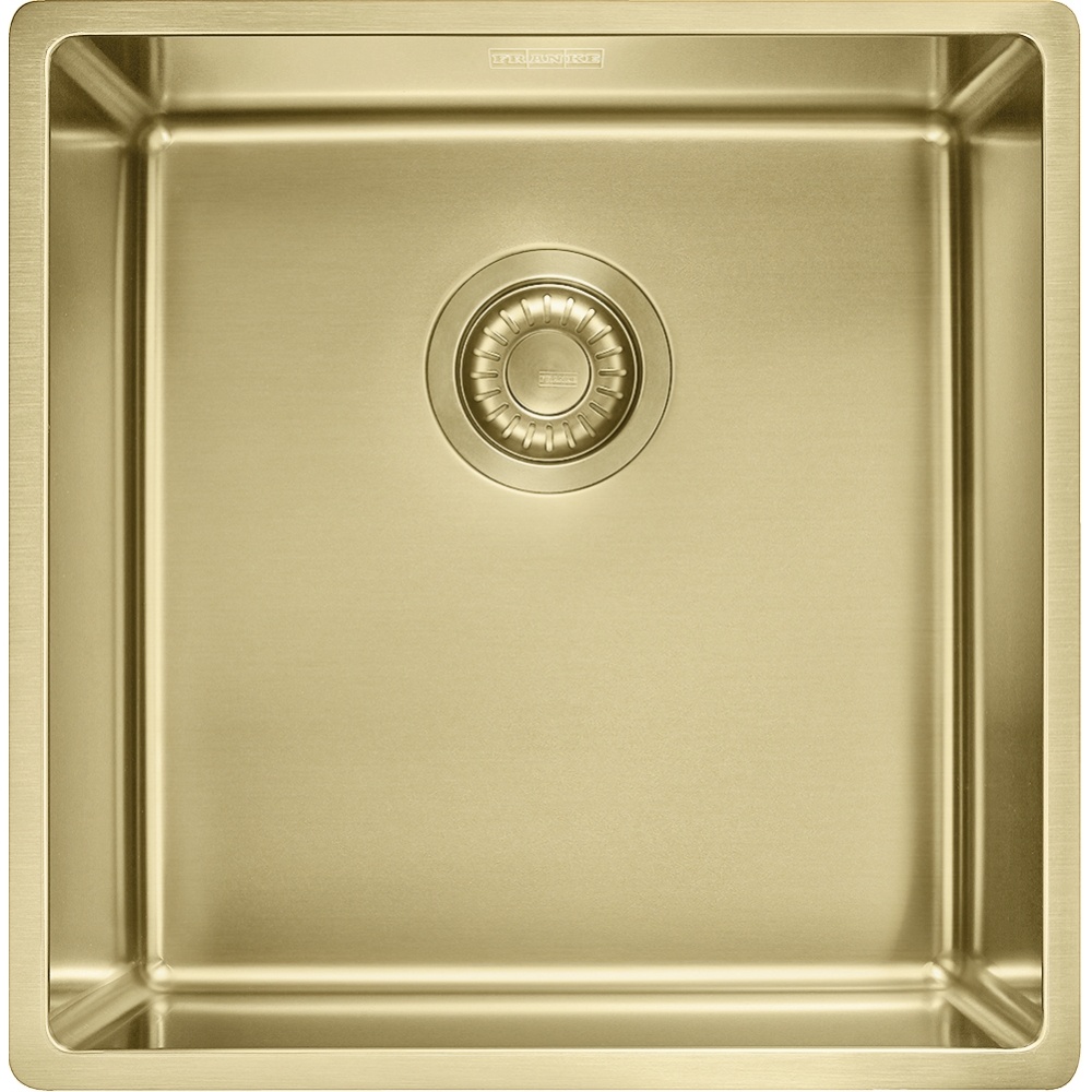 Franke MMX11015-GLD-WKC 15.75" x 16.13" Mythos Masterpiece Undermount Single Bowl Kitchen Sink - Gold