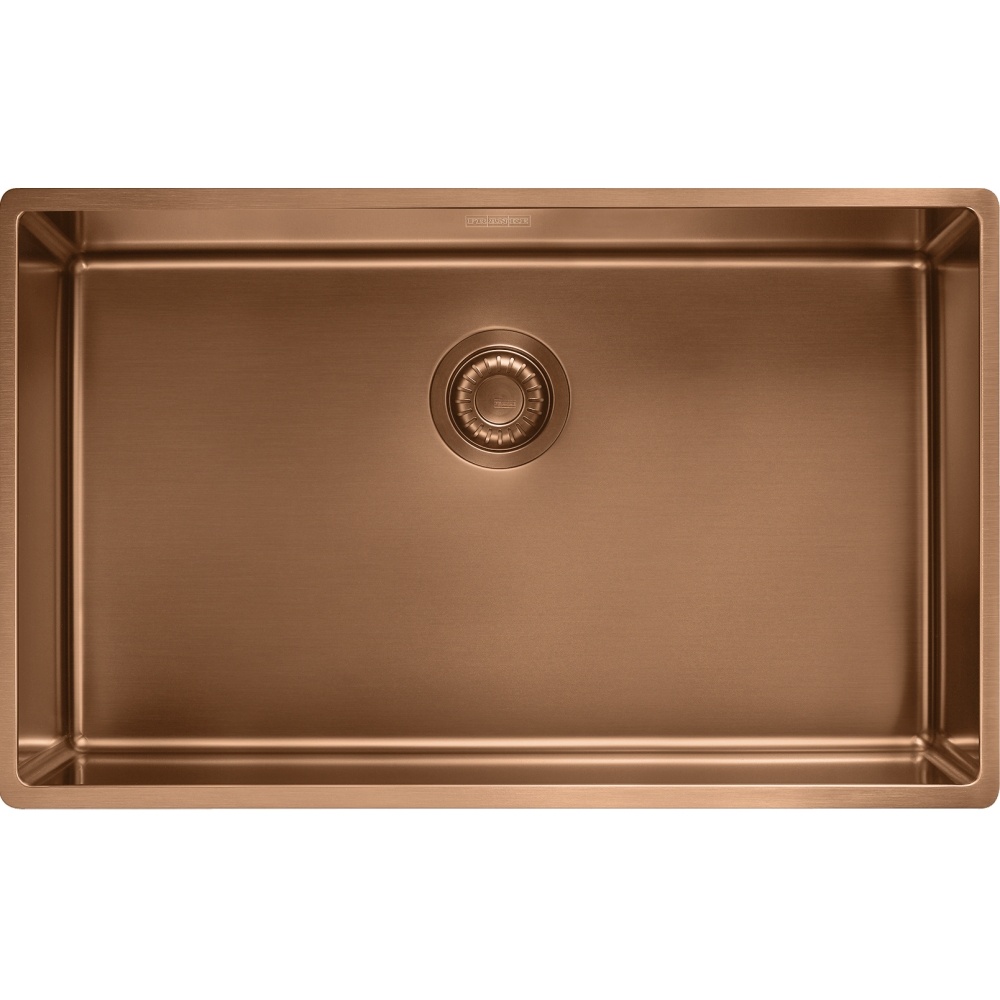 Franke MMX11027-CPR-WKC 28.5" x 17.75" Mythos Masterpiece Undermount Single Bowl Workstation Kitchen Sink - Copper