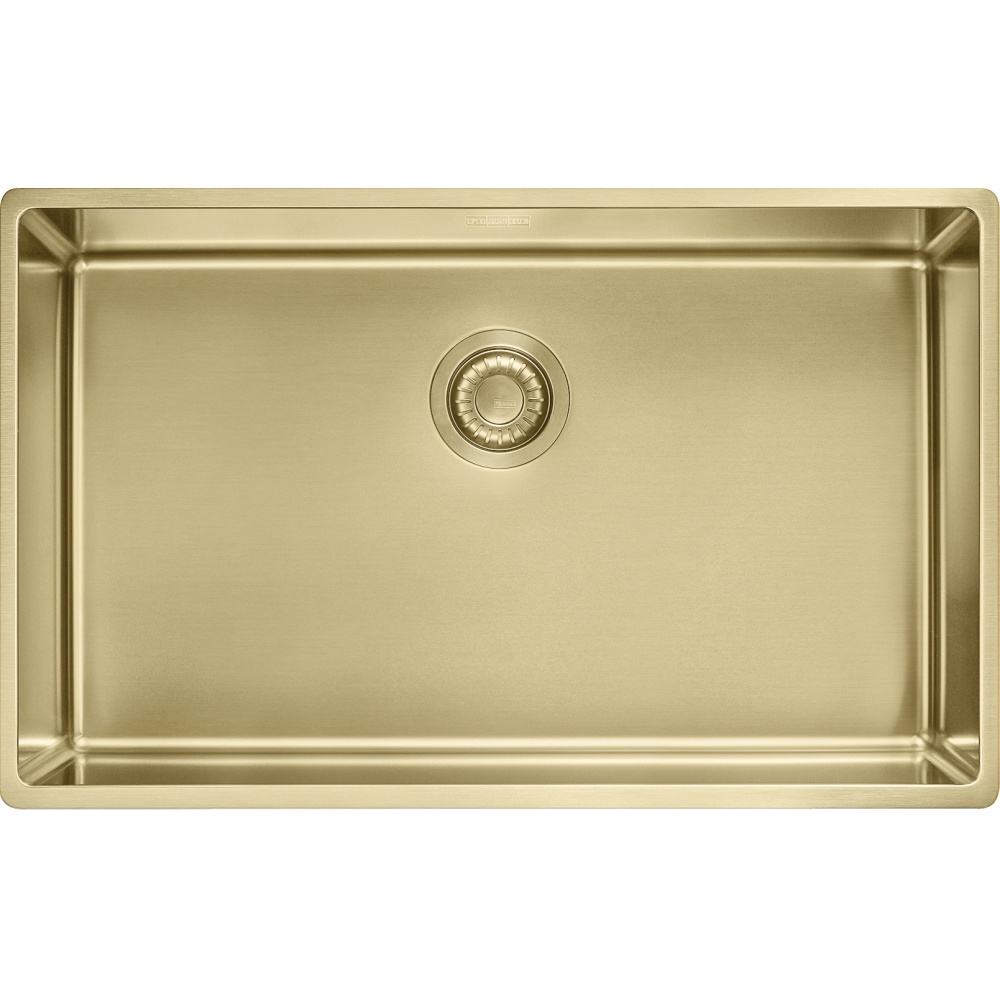 Franke MMX11027-GLD-WKC 28.5" x 17.75" Mythos Masterpiece Undermount Single Bowl Workstation Kitchen Sink - Gold