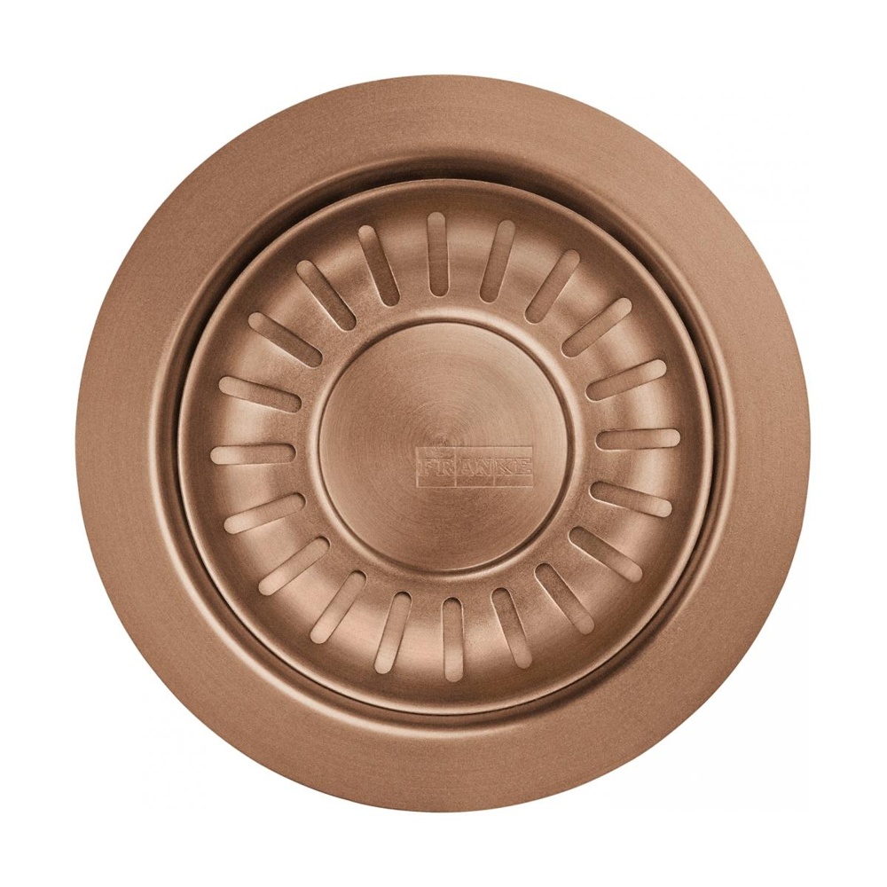 Franke 906-CPR Steel Basket Strainer - Copper