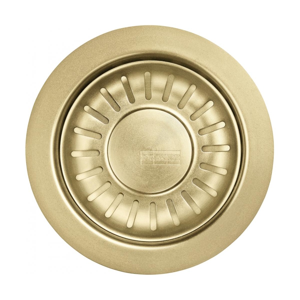 Franke 906-GLD Steel Basket Strainer - Gold